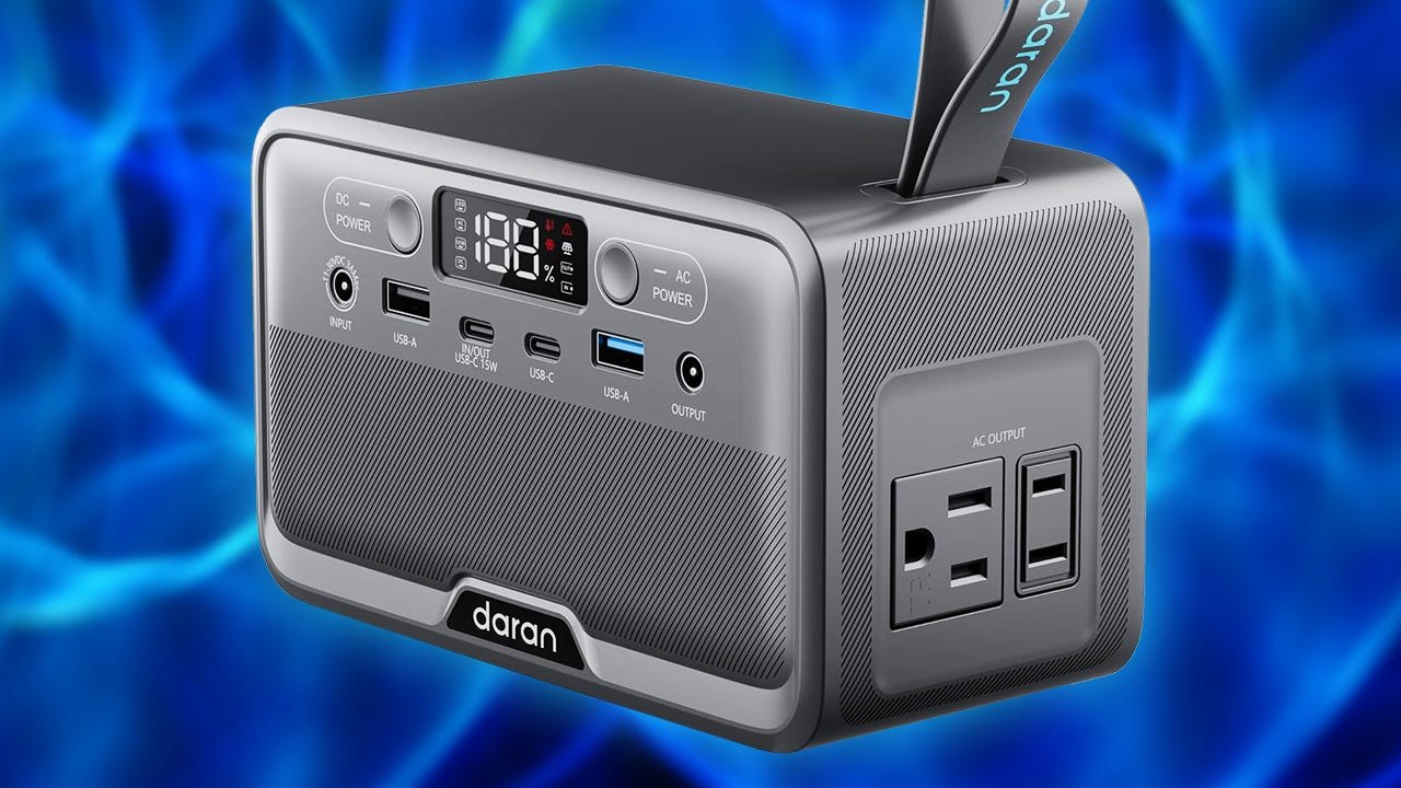 डारन 89.6Wh 100W पोर्टेबल पावर स्टेशन पर अमेज़ॅन डील, कीमत घटकर हुई $49.99