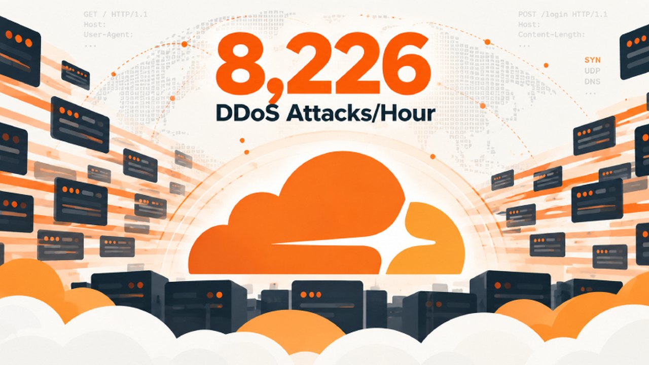 क्लाउडफ़्लेर ने तृतीय तिमाही में १८.२ मिलियन नेटवर्क‑लेयर DDoS हमले रोकें, 38 % वृद्धि