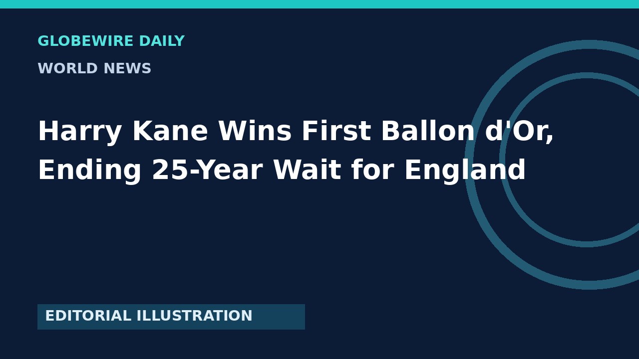 Harry Kane Wins First Ballon d'Or, Ending 25-Year Wait for England — article featured image