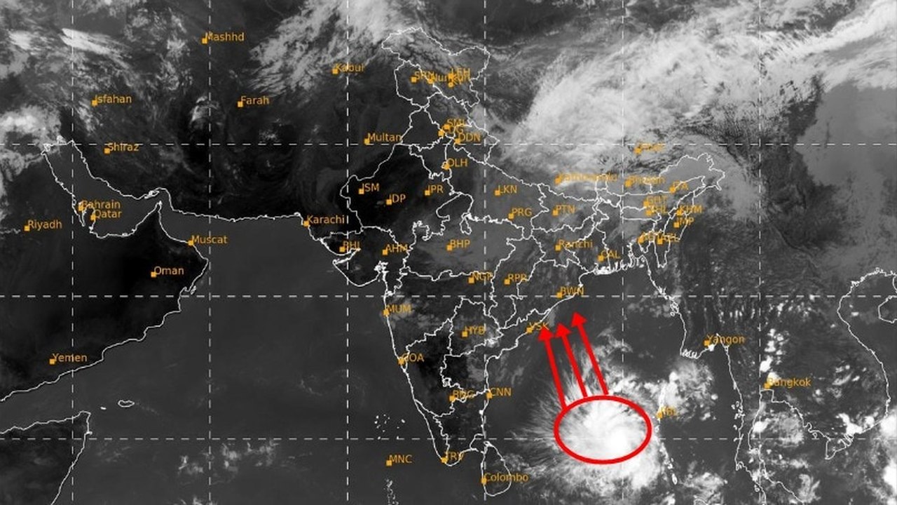 इंसैट‑3डीएस ने बंगाल की खाड़ी में नई मौसम प्रणाली को दर्ज किया, आईएमडी ने डिप्रेशन की संभावना जताई